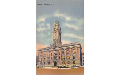 City Hall Paterson, New Jersey Postcard