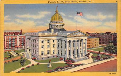 Passaic County Court House Paterson, New Jersey Postcard