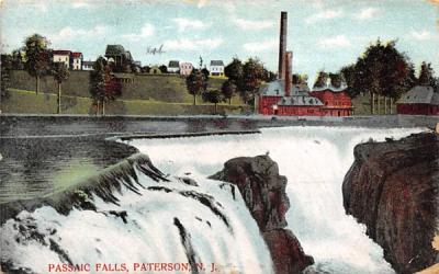 Passaic Falls Paterson, New Jersey Postcard