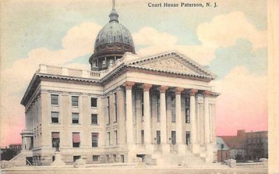 Court House Paterson, New Jersey Postcard