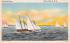 Sail Boat Races Silver Beach, New Jersey Postcard