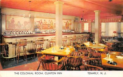 The Colonial Room, Clinton Inn Tenafly, New Jersey Postcard