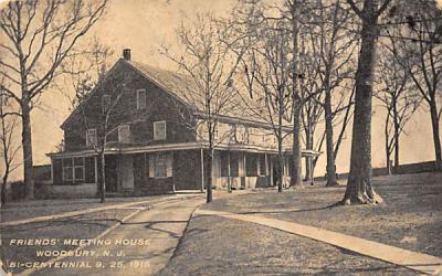 Friends' Meeting House Woodbury, New Jersey Postcard