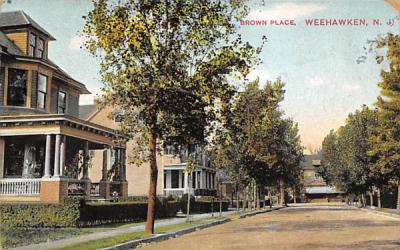 Brown Place Weehawken, New Jersey Postcard