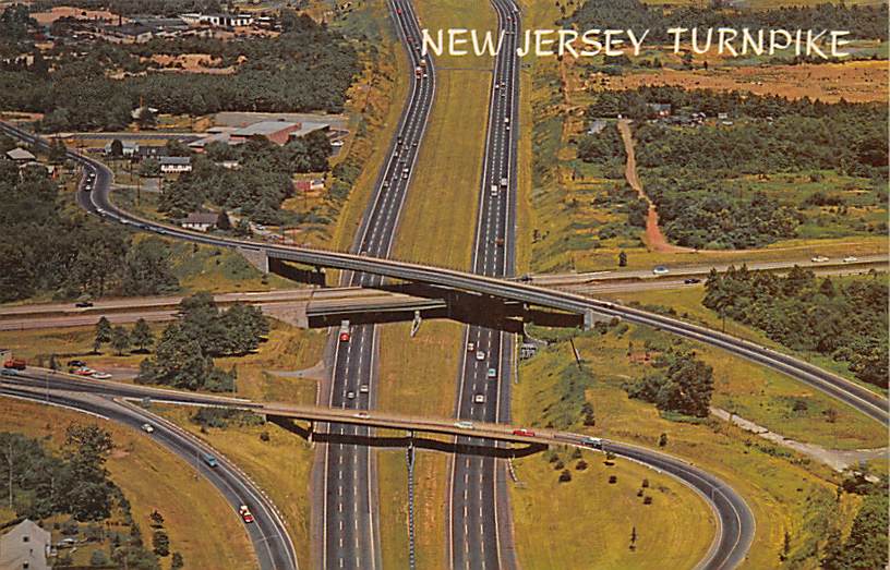 New Jersey Turnpike Multi Lane Roadway of 118 Miles New Jersey