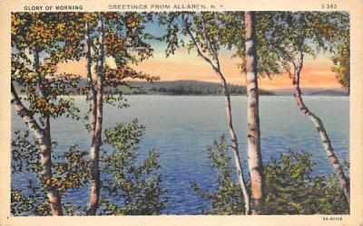 Glory of Morning Misc Allaben, New York Postcard