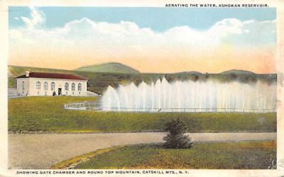 Showing Gate Chamber Ashokan Reservoire New York Postcard