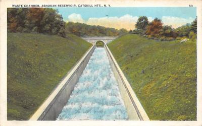 Waste Chamber Ashokan Reservoir Postcard