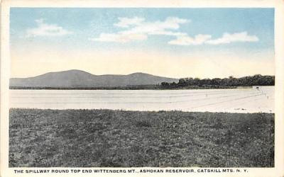 Spillway Round Top End Wittenberg MTN  Ashokan Reservoir, New York Postcard