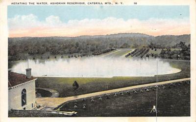 Aerating Ashokan Reevoir  Ashokan Reservoir, New York Postcard