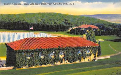 Water Aeration Plant  Ashokan Reservoir, New York Postcard