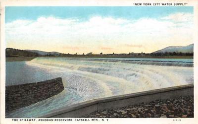 Spillway Ashokan Reservoir Postcard