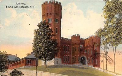 Armory Amsterdam, New York Postcard