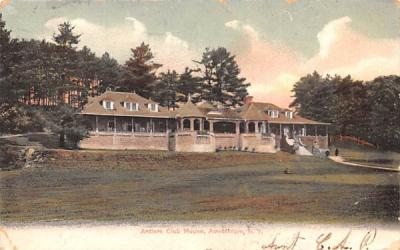 Antlers Club House Amsterdam, New York Postcard