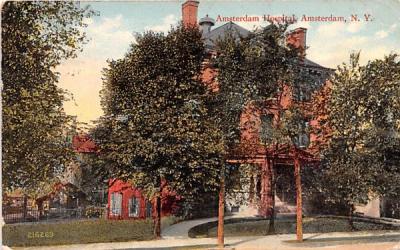 Amsterdam Hospital New York Postcard