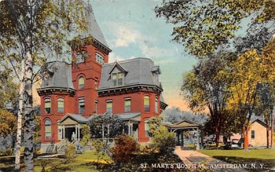 St Mary's Hospital Amsterdam, New York Postcard