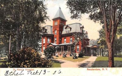 St Mary's Hospital Amsterdam, New York Postcard