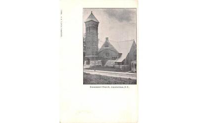 Emmanuel Church Amsterdam, New York Postcard