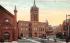 St Mary's School and Convent Amsterdam, New York Postcard