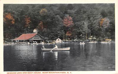 Hessian Lake Bear Mountain, New York Postcard