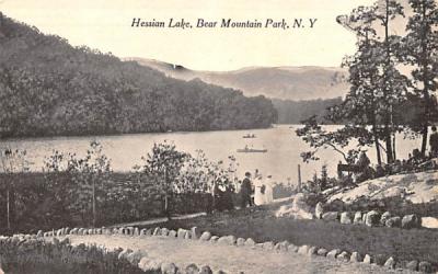 Hessian Lake Bear Mountain, New York Postcard