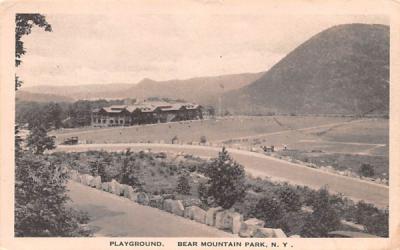 Playground Bear Mountain, New York Postcard