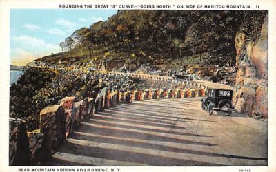 Great S Curve Bear Mountain, New York Postcard