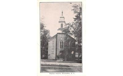 Baptist Church Broadalbin, New York Postcard