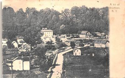 Bird's Eye View Brookton, New York Postcard