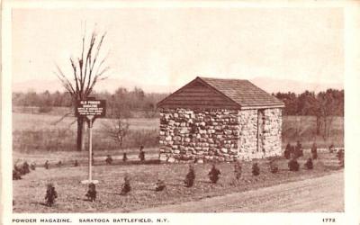 Powder Magazine Bemis Heights, New York Postcard