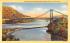 Bear Mountain Hudson River Bridge New York Postcard