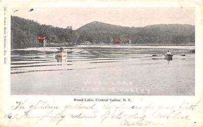 Wood Lake Central Valley, New York Postcard