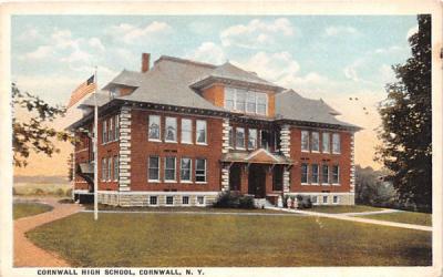 Cornwall High School Cornwall on Hudson, New York Postcard