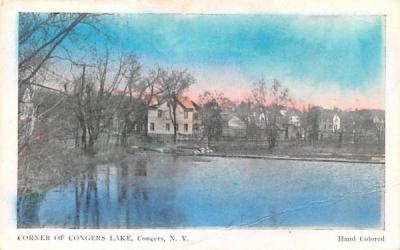 Corner of Congers Lake New York Postcard