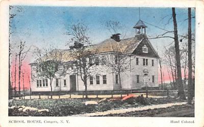 School House Congers, New York Postcard