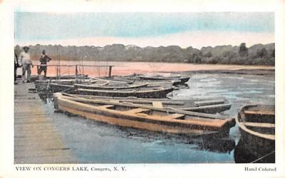 Congers Lake New York Postcard