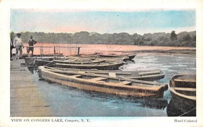 Congers Lake New York Postcard