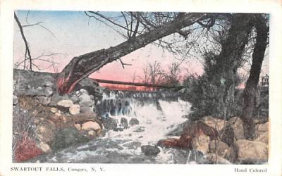 Swartout Falls Congers, New York Postcard