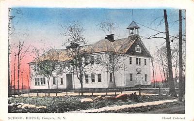 School House Congers, New York Postcard