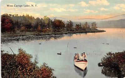 Water View Caroga Lake, New York Postcard