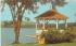 Cassadaga Village Park & Band Stand New York Postcard