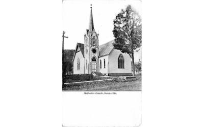 Methodist Church Downsville, New York Postcard