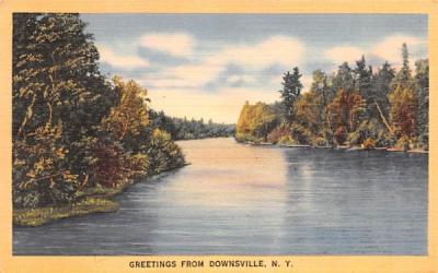 Greetings from Downsville, New York Postcard