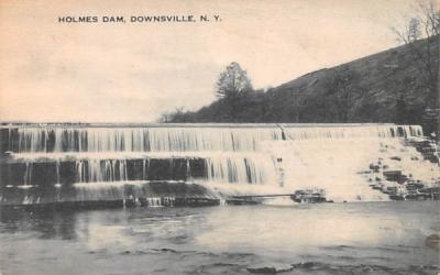 Holmes Dam Downsville, New York Postcard