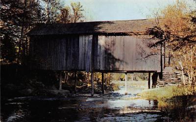 Old Cover Bridge Ulster County Dry Brook, New York Postcard