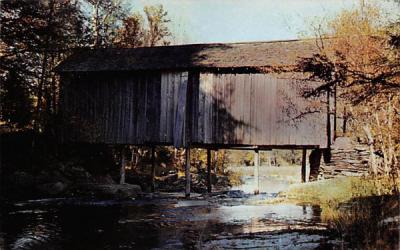 Old Cover Bridge Ulster County Misc Dry Brook, New York Postcard