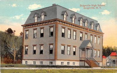 Dolgeville High School New York Postcard