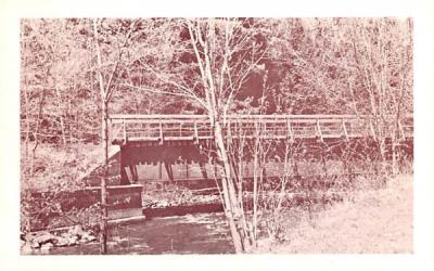 U & D RR Trestle 1916 East Meredith, New York Postcard