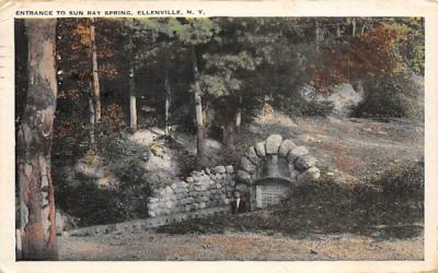 Sun Ray Spring Ellenville, New York Postcard