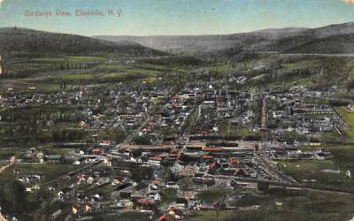 View of Ellenville, New York Postcard